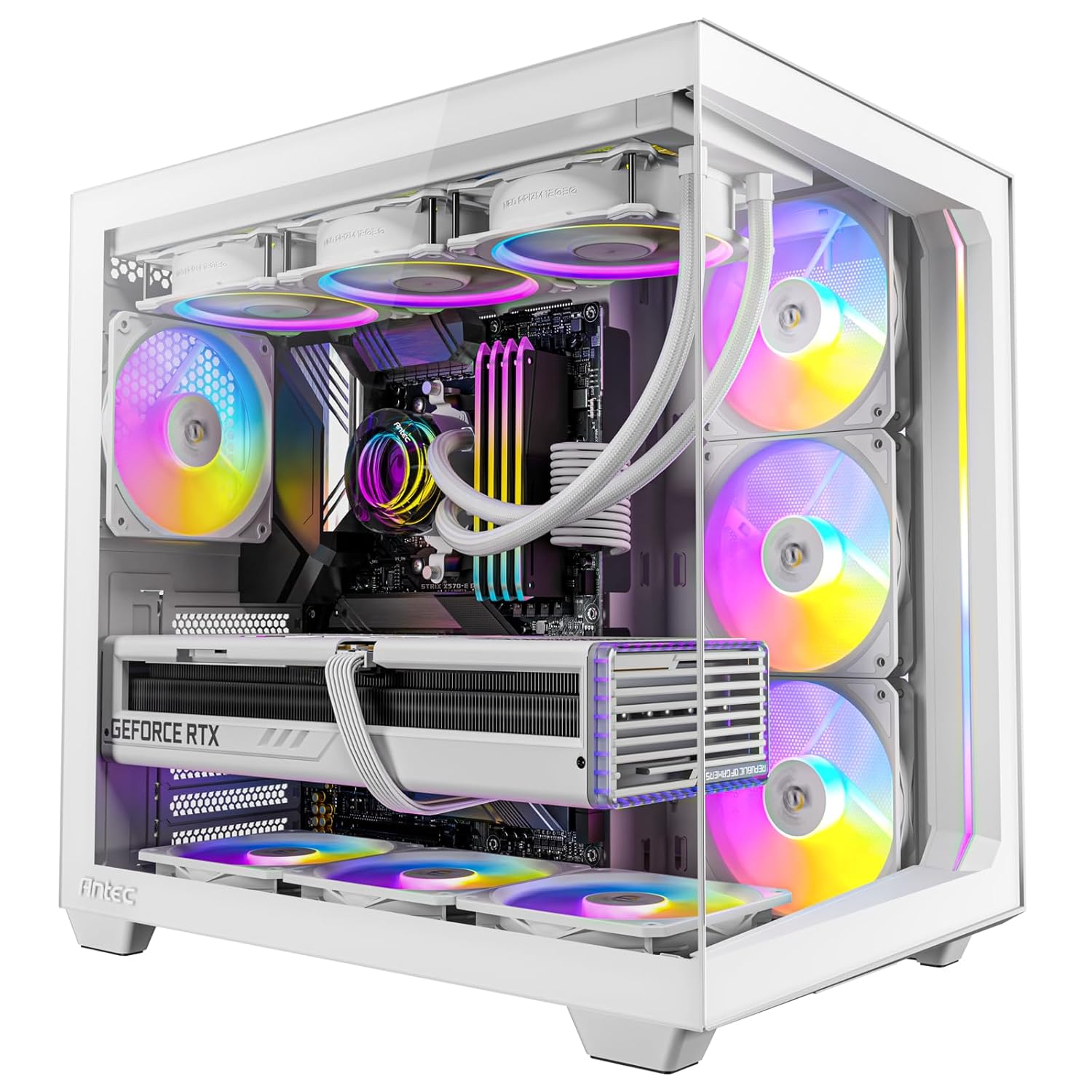 Photo d'un boitier conseillé Antec C5 ARGB blanc