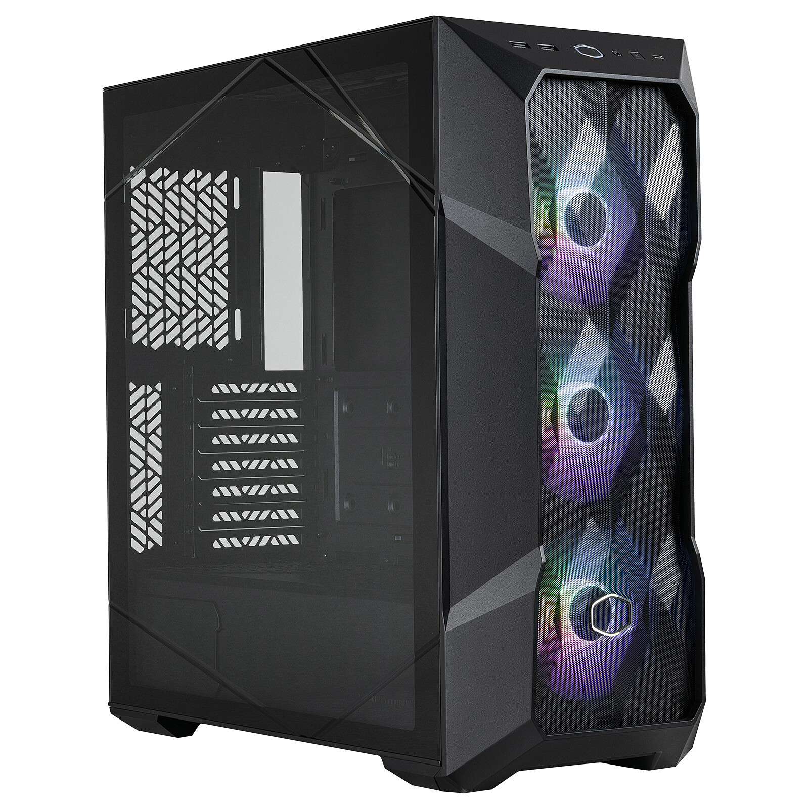 Photo d'un boitier conseillé CoolerMaster TD500 Mesh Noir V2 