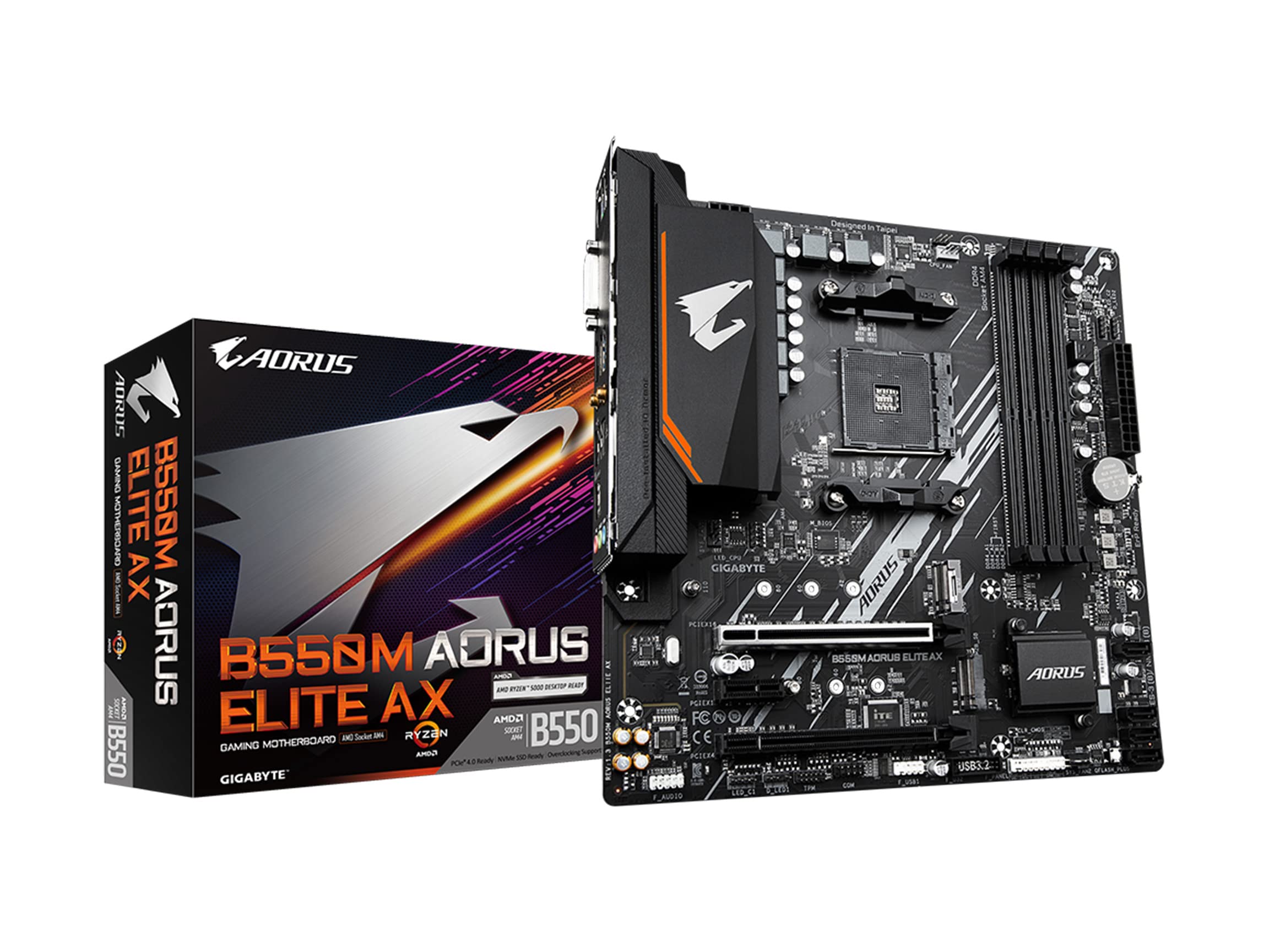 Photo d'un boitier conseillé GIGABYTE B550M AORUS ELITE AX