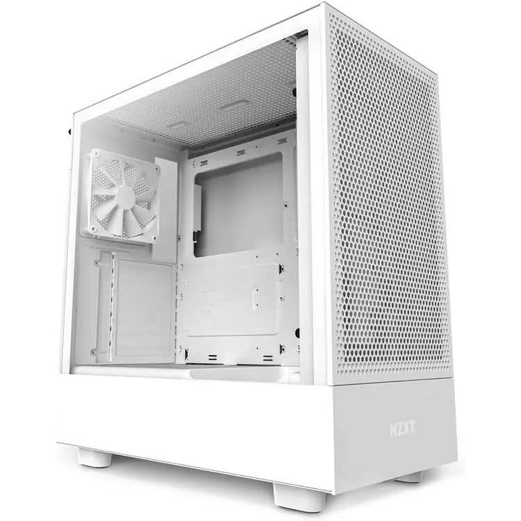 Photo d'un boitier conseillé NZXT H5 Flow Blanc 