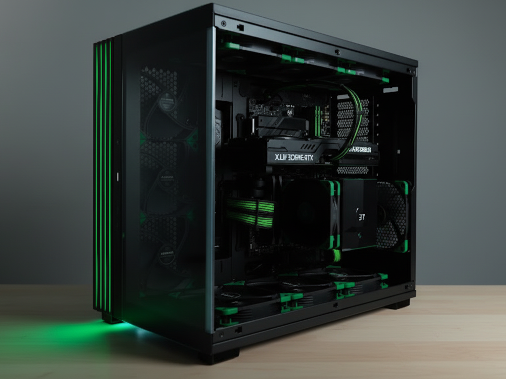 Photo d'un pc, monté en stream, avec comme référence : Gorgoith - 2185€ 